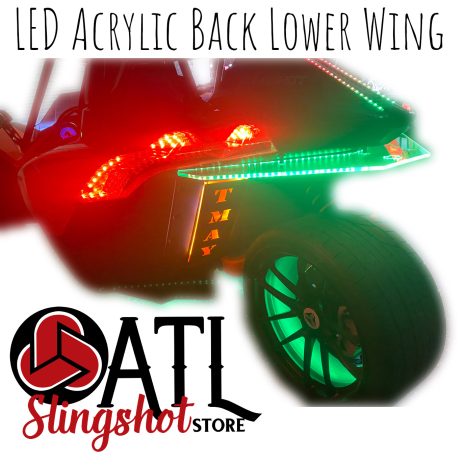 Acrylic back lower wing
