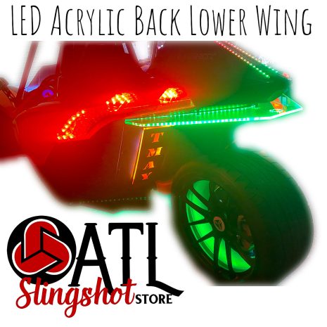 acrylic wing led green